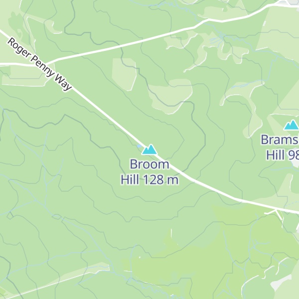 Map of Broom Hill