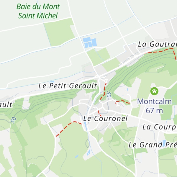 Map of Le Petit Mont Saint-Michel