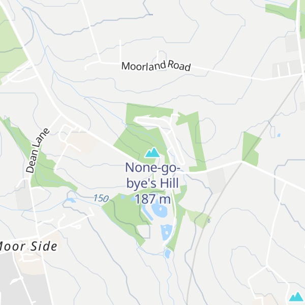 Map of None-go-bye's Hill