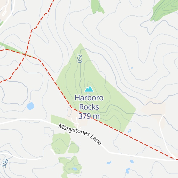 Map of Harboro Rocks