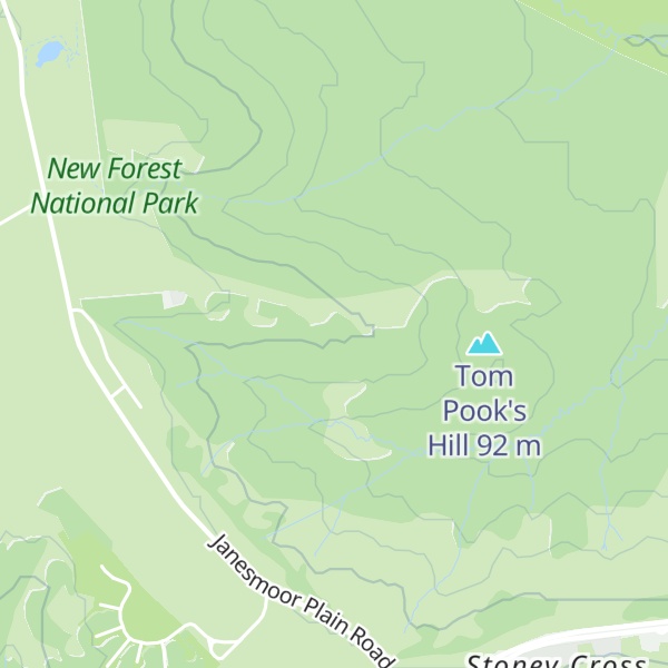 Map of Long Beech Hill