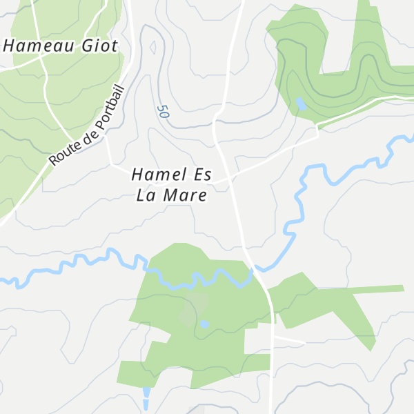 Map of Gîte Le Pressoir de Dur Ecu