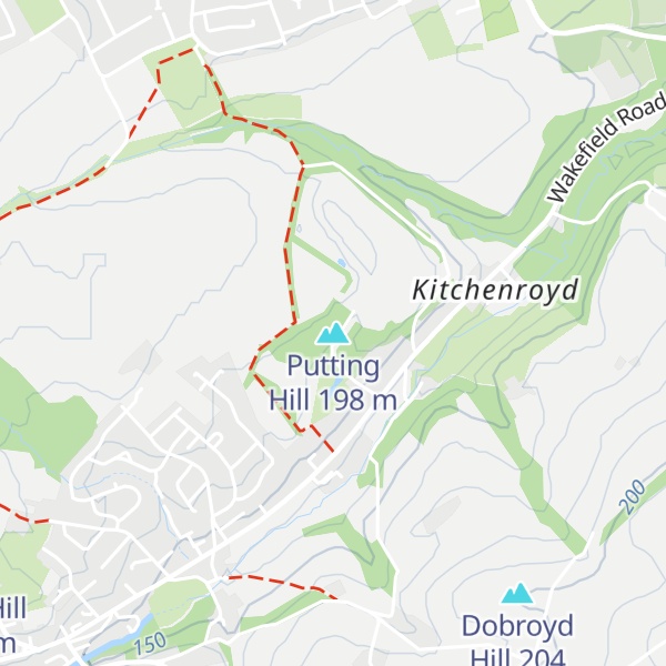 Map of Putting Hill