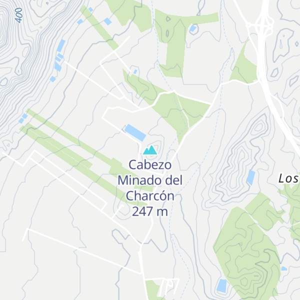 Map of Cabezo Minado del Charcón