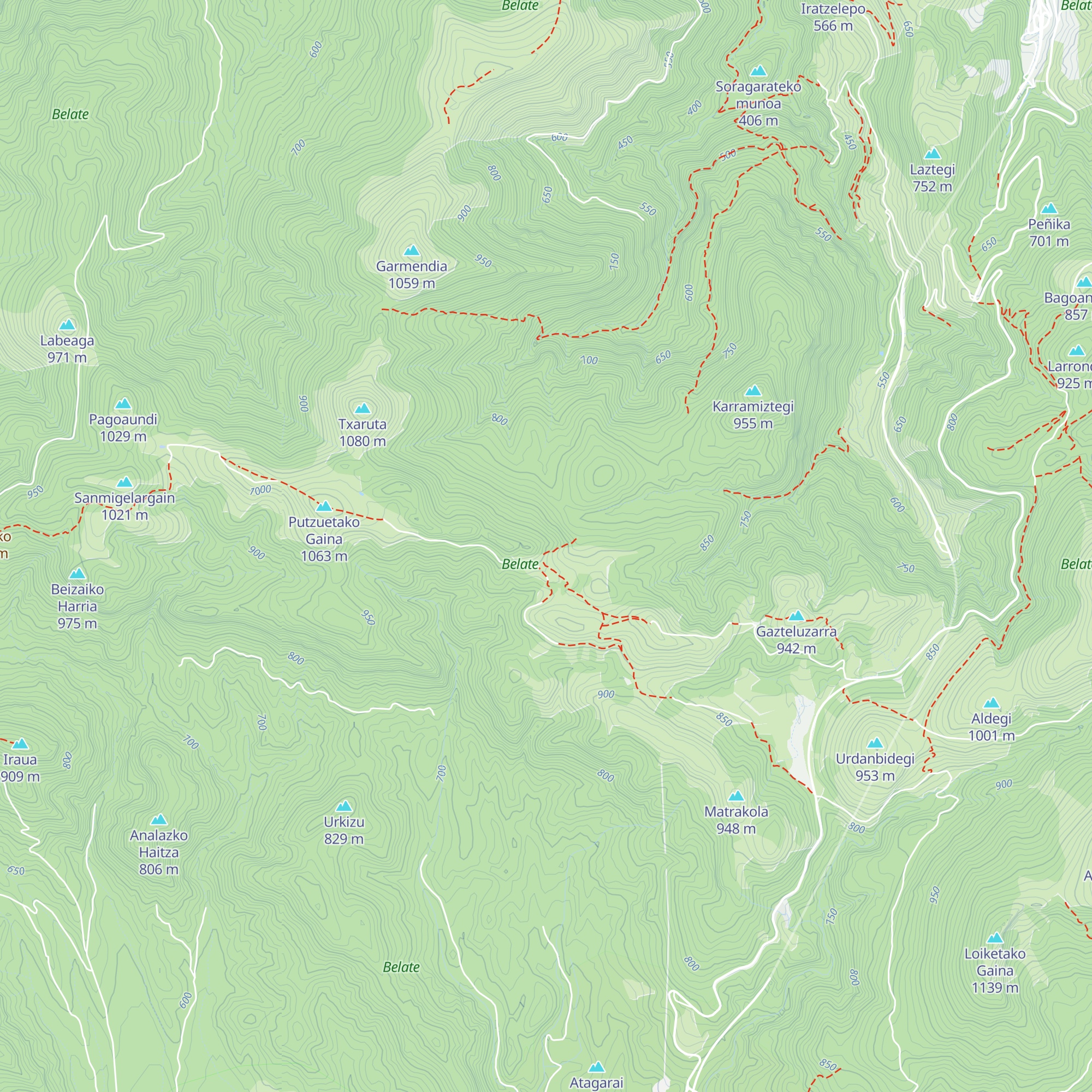 Golbaiko borda map