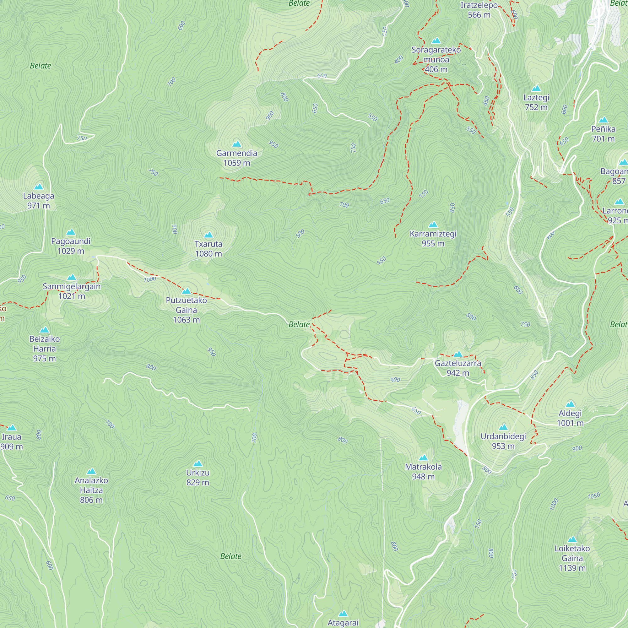 Golbaiko borda map