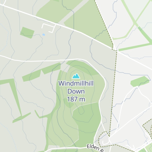 Map of Windmillhill Down
