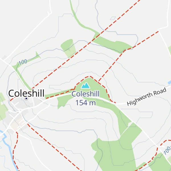 Map of Coleshill