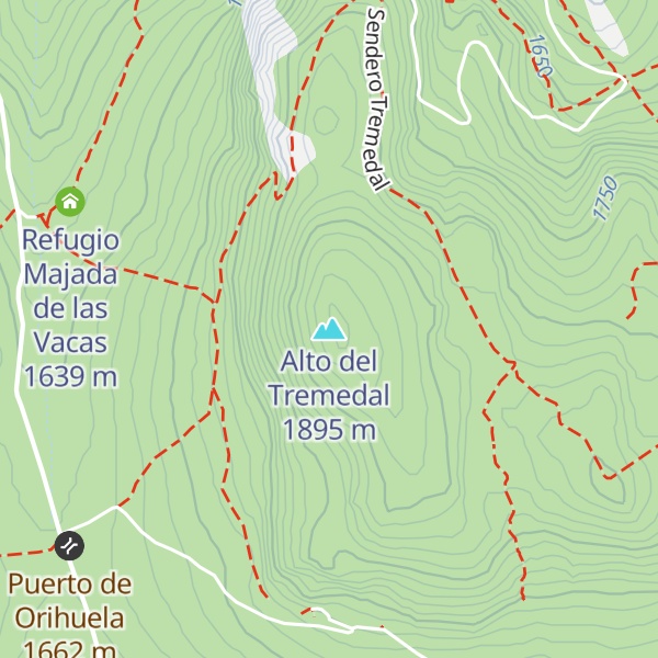 Map of Alto del Tremedal