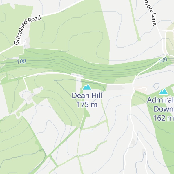 Map of Dean Hill