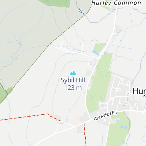 Map of Sybil Hill