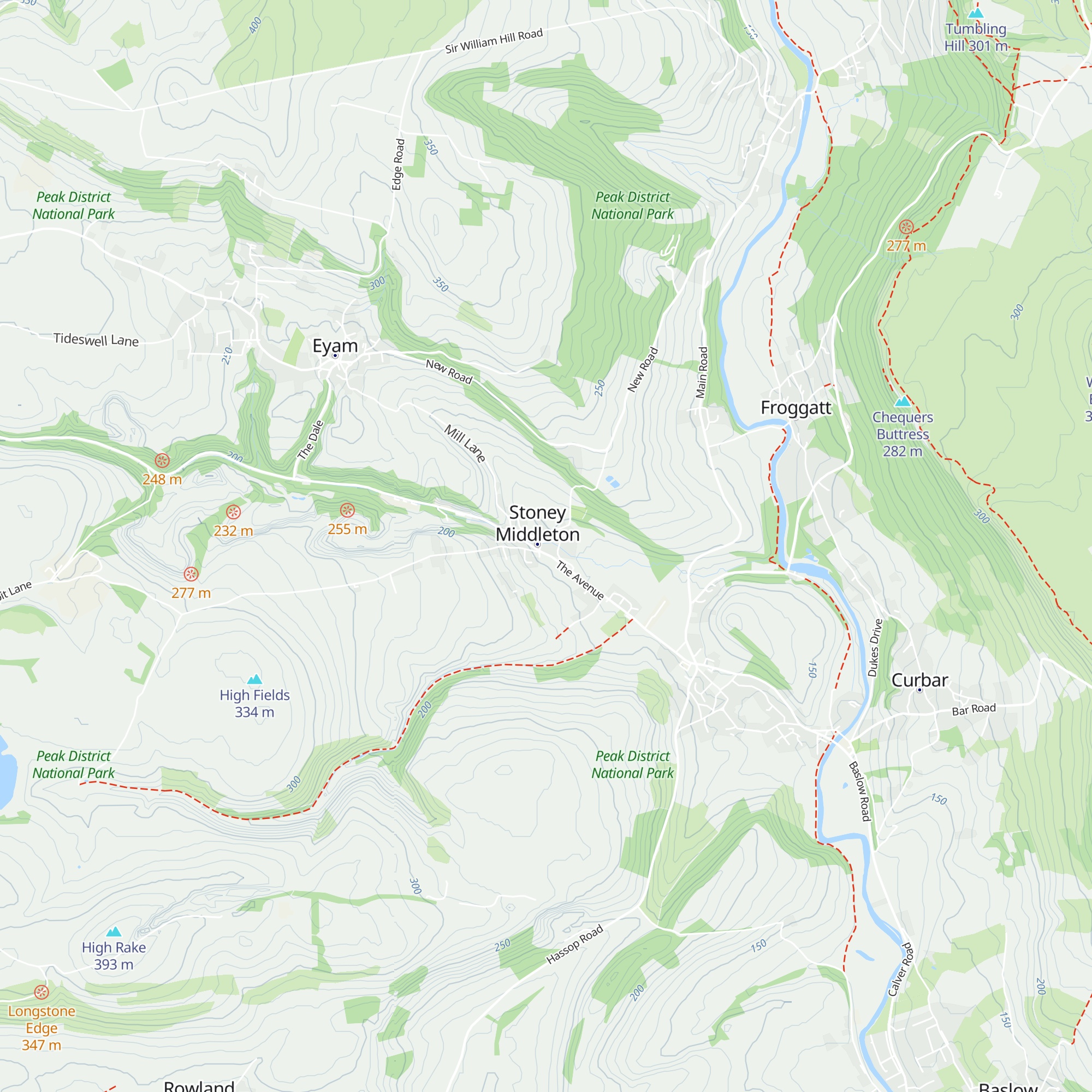 Carlswark Cottage: Climbing/Caving Hut map