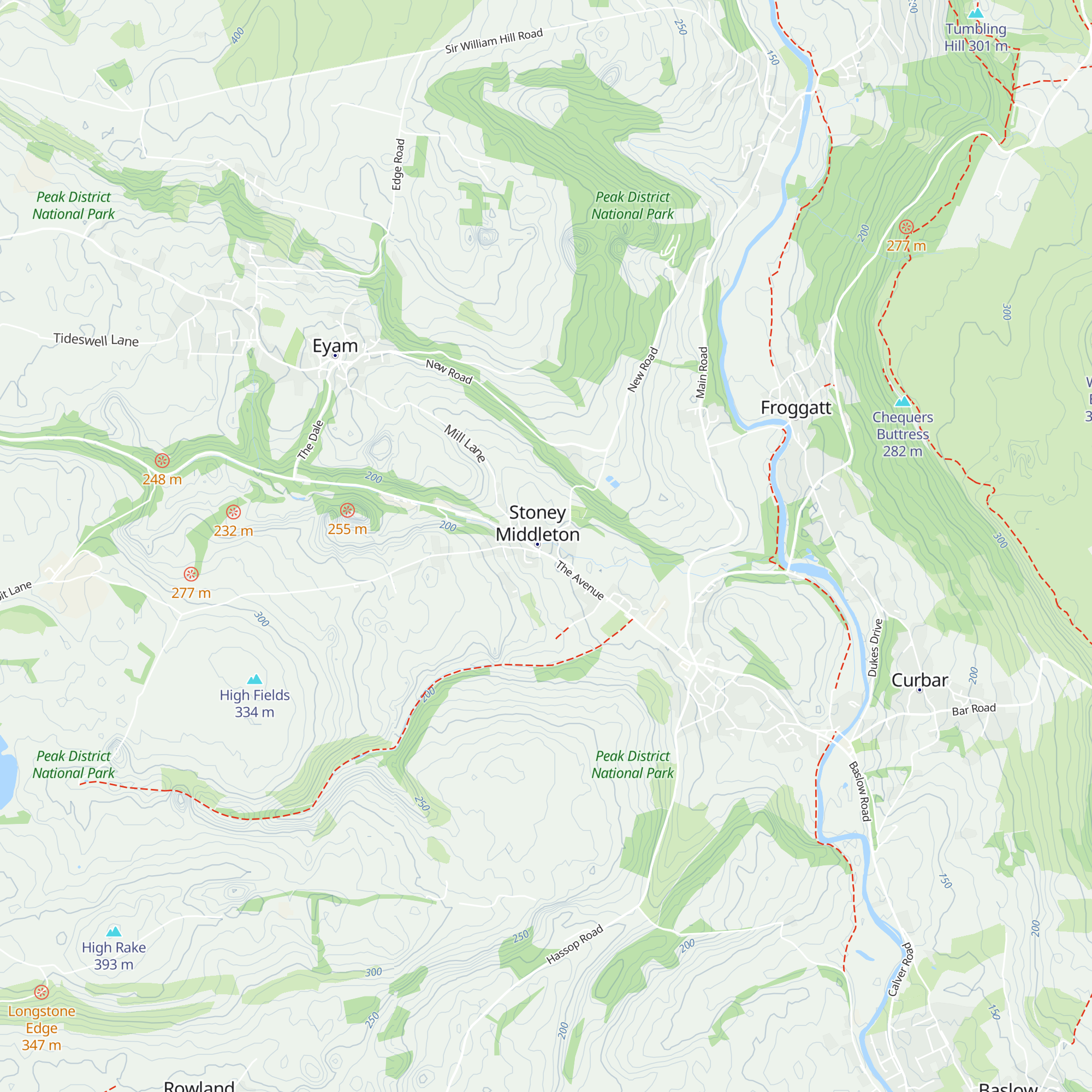 Carlswark Cottage: Climbing/Caving Hut map