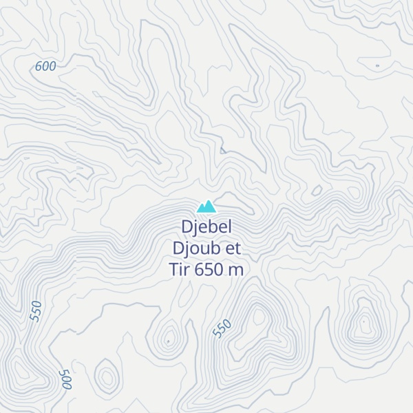 Map of Djebel Djoub et Tir