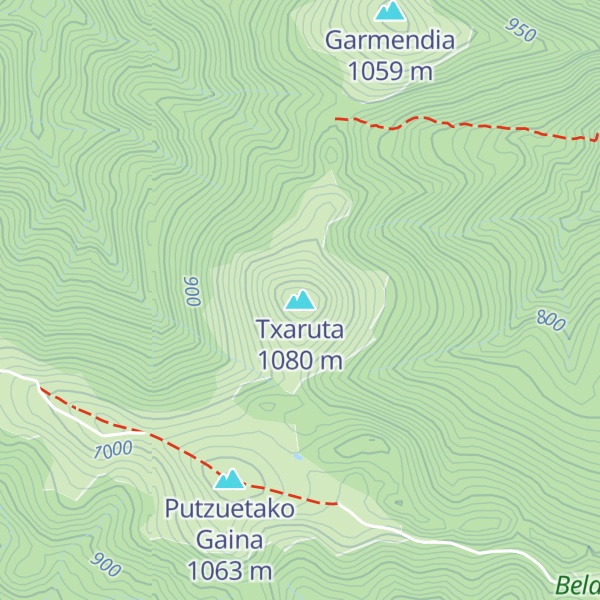 Map of Txaruta
