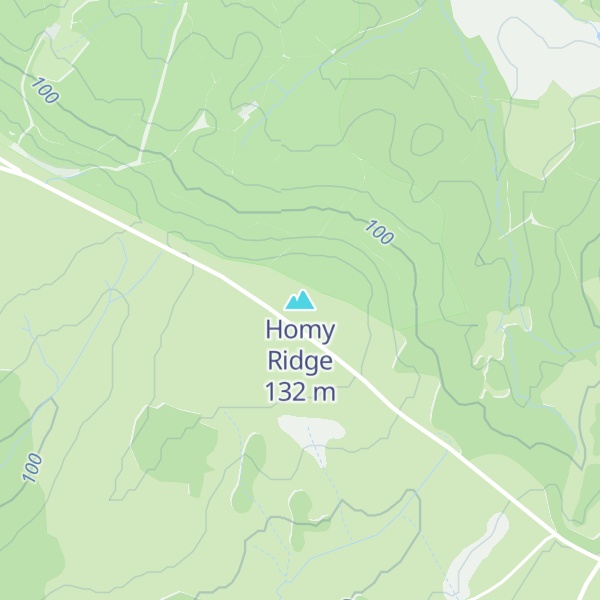 Map of Homy Ridge