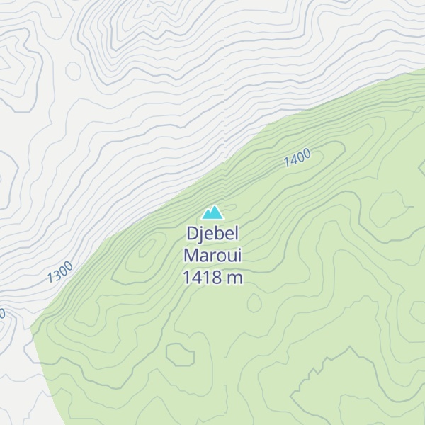 Map of Djebel Maroui