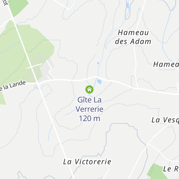 Map of Gîte La Verrerie