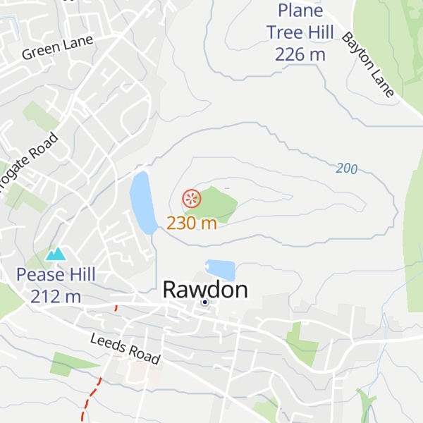 Map of Rawdon Billing