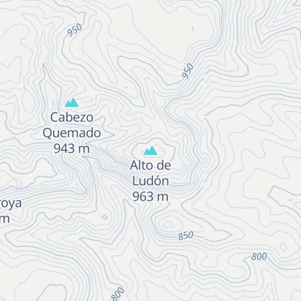 Map of Alto de Ludón