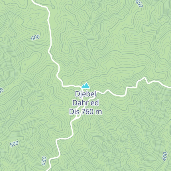 Map of Djebel Dahr ed Dis