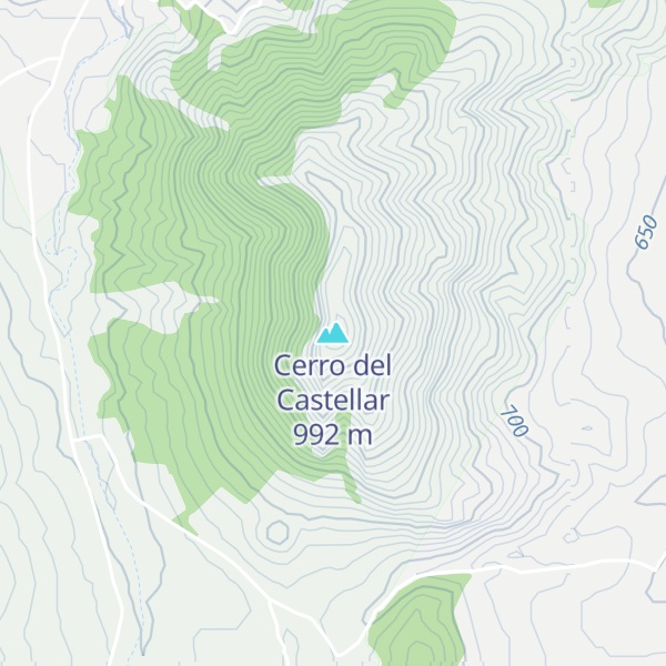 Map of Cerro del Castellar