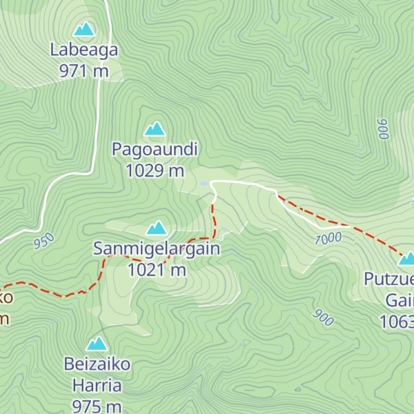 Map of Bidakorriko etxola