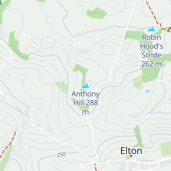 Map of Anthony Hill