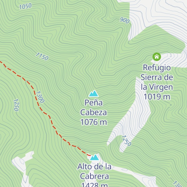 Map of Peña Cabeza