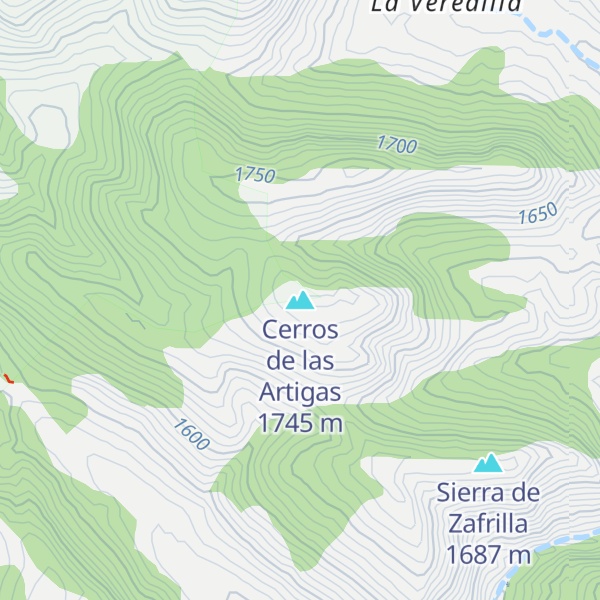 Map of Cerros de las Artigas