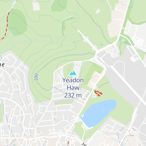 Map of Yeadon Haw