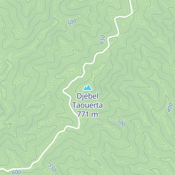 Map of Djebel Taouerta