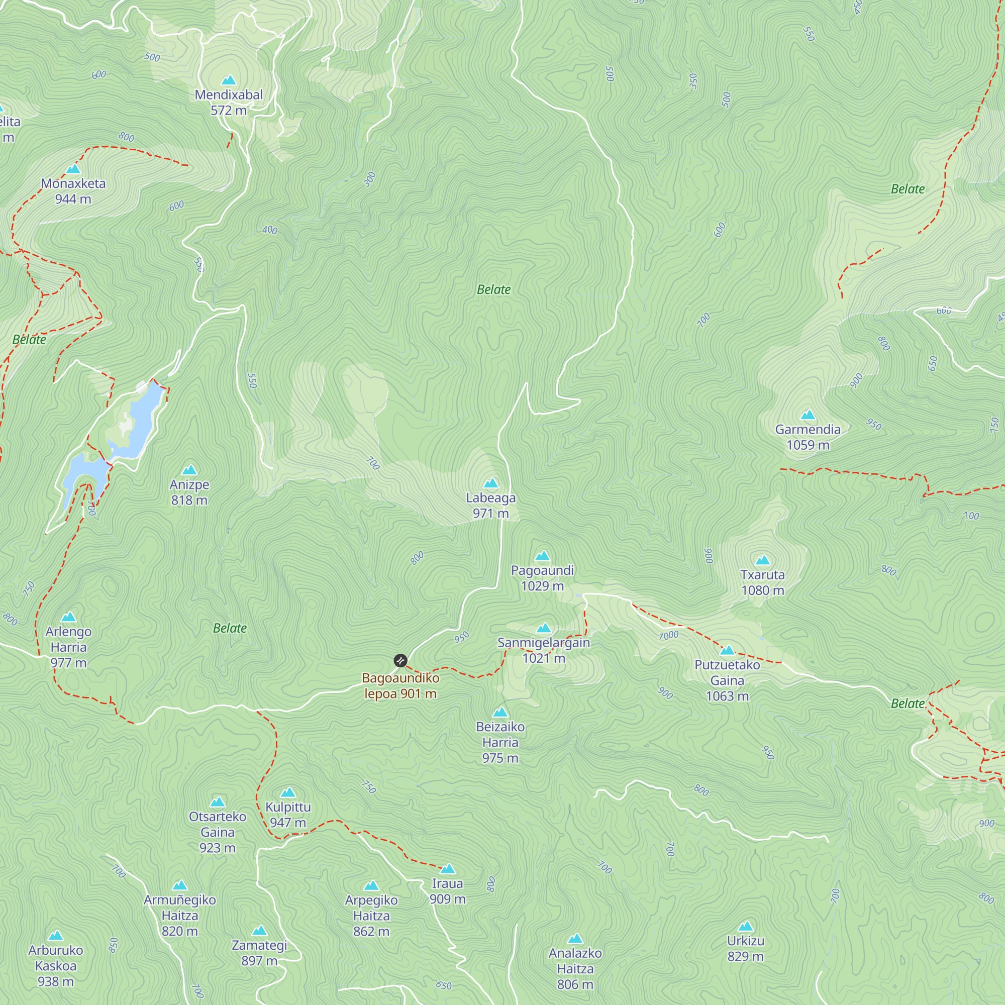 Labigeko borda map