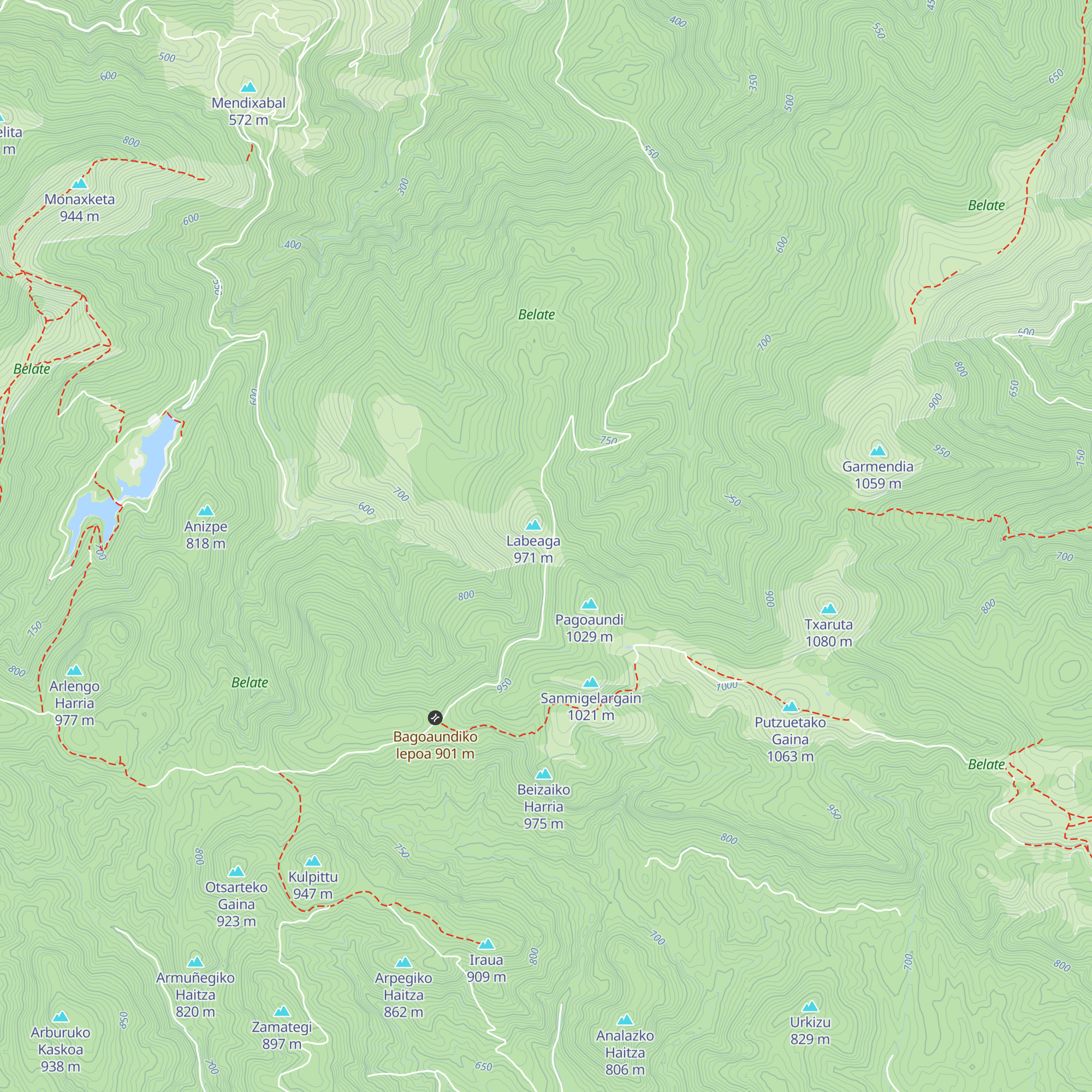 Labigeko borda map