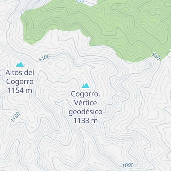 Map of Cogorro, Vértice geodésico