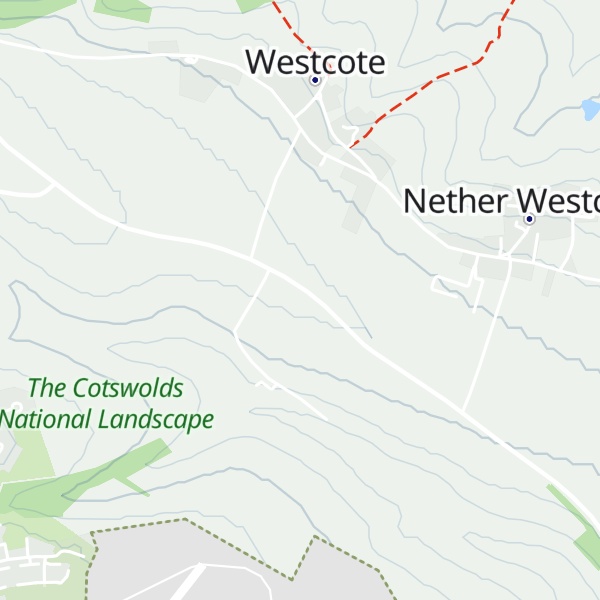 Map of Westcote Hill