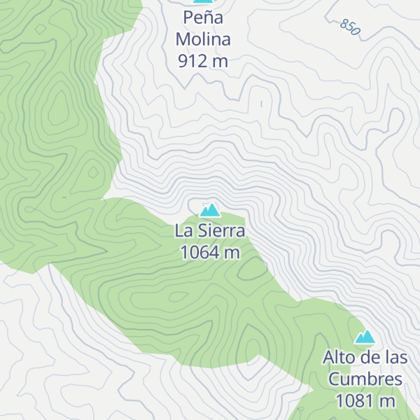 Map of La Sierra