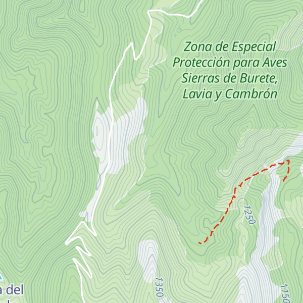 Map of Refugio de la Selva
