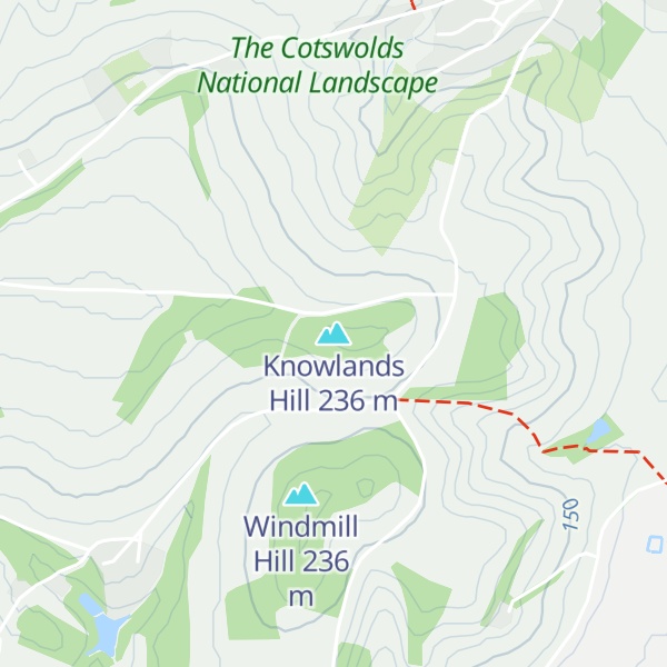 Map of Knowlands Hill