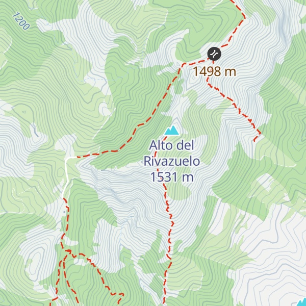 Map of Morrón de Rivazuelo