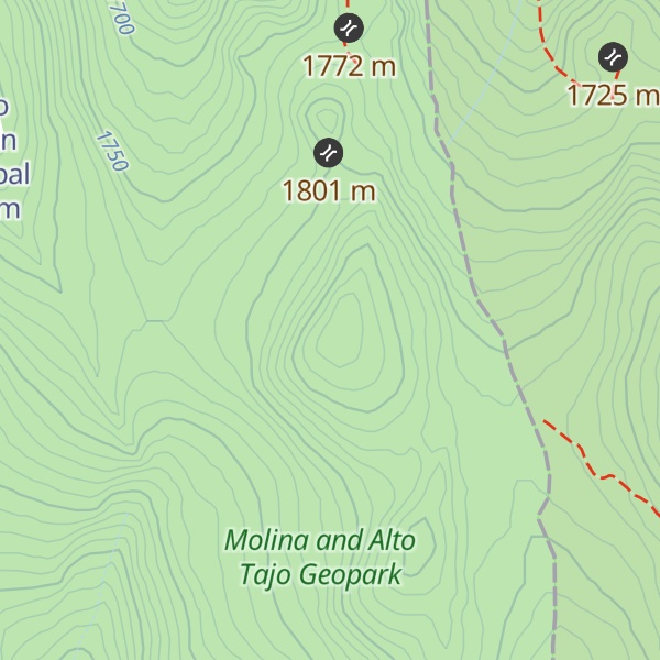 Map of Peña de la Gallina