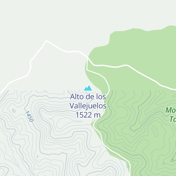 Map of Alto de los Vallejuelos