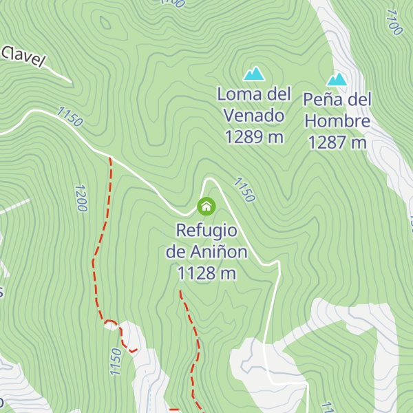 Map of Refugio de Aniñon