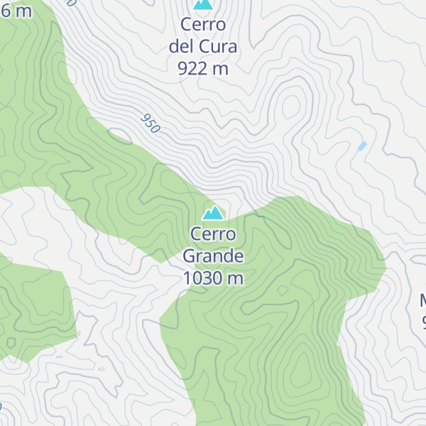 Map of Cerro Grande