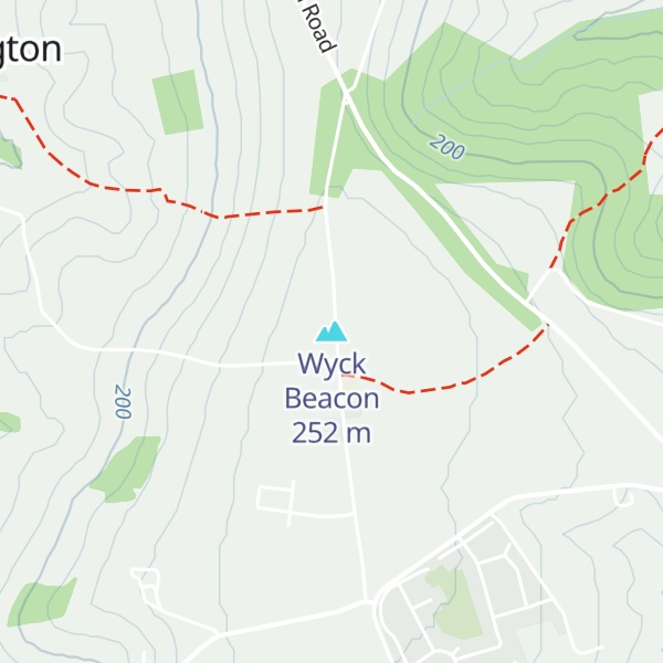 Map of Wyck Beacon