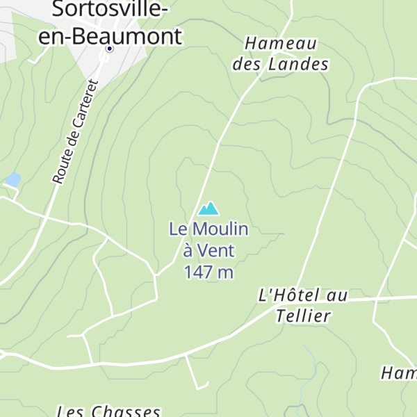 Map of Le Moulin à Vent