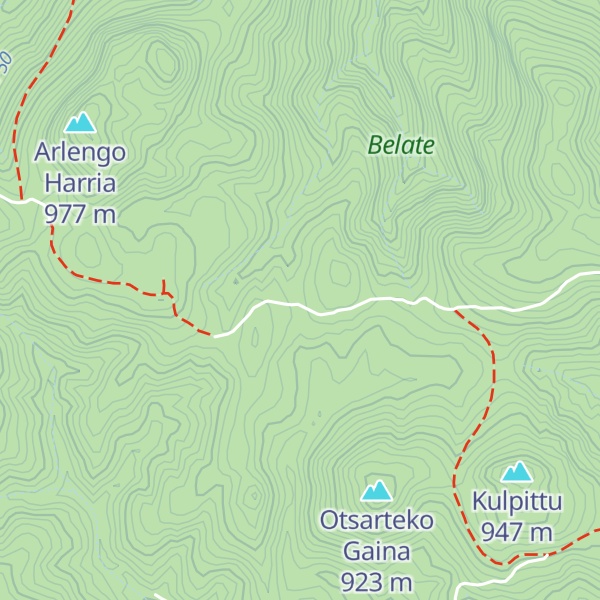 Map of Aratanzolota etxola