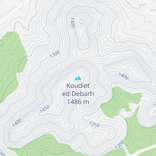 Map of Koudiet ed Debarh
