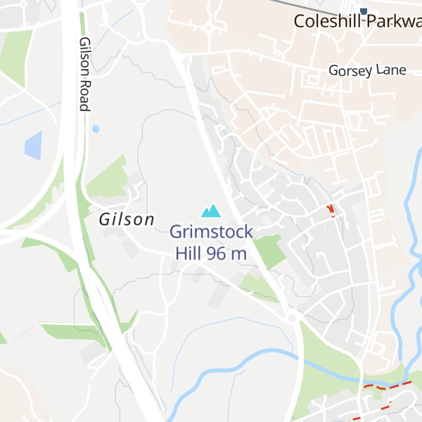 Map of Grimstock Hill