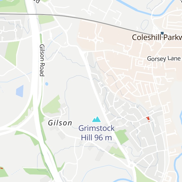 Map of Chattle Hill